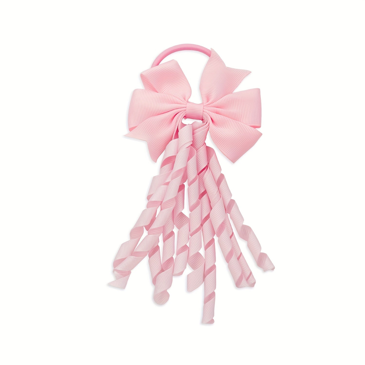 Girls Swallowtail Bows Hair Loops Cheerleading Streamers Headwear