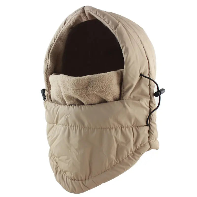 Waterproof Cold Neck Cover Wool Ski Cap Splash Shield Windproof Riding Mask