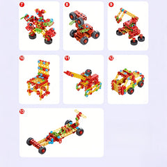 Screw Toys Building Blocks with Nuts for Creative Assembly