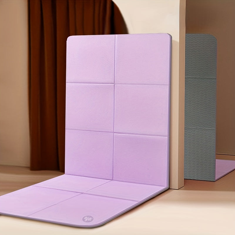 Foldable 4MM TPE Yoga Mat Anti Slip Portable Shock Absorbing
