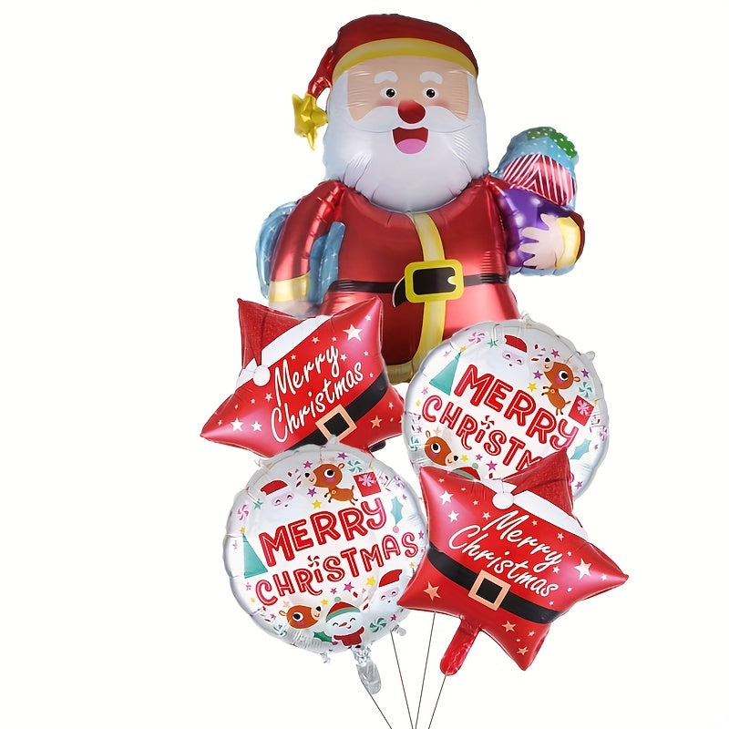 5pcs Christmas Balloons Party Decoration for Tree Year Christmas