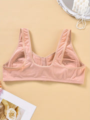2 Pack Plus Size Floral Print Comfort Bralette Set