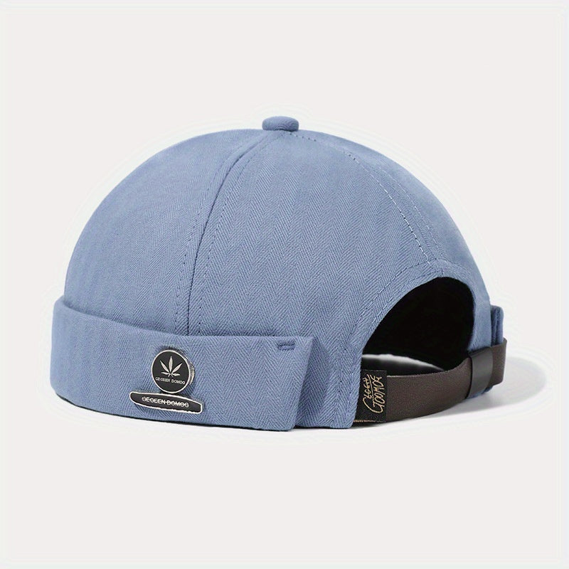 Maple Leaf Iron Label Beret Spring Autumn Hat Beanie