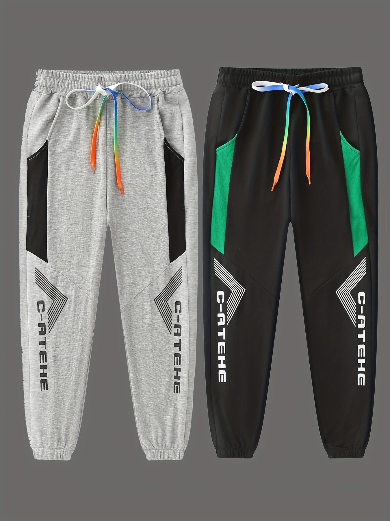 Boys Casual Thin Active Sweatpants Breathable Jogger Sports Pants