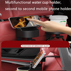 Car Seat Back Cup Holder & Hook Organizer