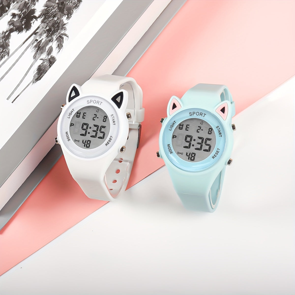 Cat Ears LED Watch for Kids