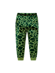 2pcs Boys Dinosaur Pajama Set Crew Neck Loungewear