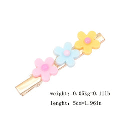 14pcs Colorful Hair Accessories for Kids & Girls Flower Rainbow & Heart