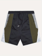 Mesh Breathable Active Shorts Men's Casual Stretch Zipper Pockets
