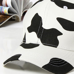 Cow Print Baseball Cap Unisex Men Women