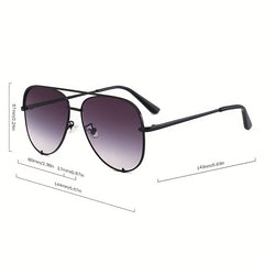 Men's Pilot Sunglasses with Glasses Case