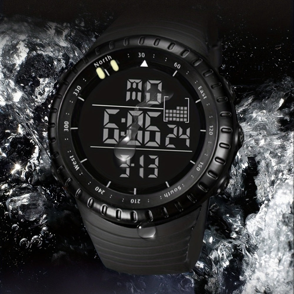 Outdoor Women's Digital Wrist Watch with Big Dial Font Display