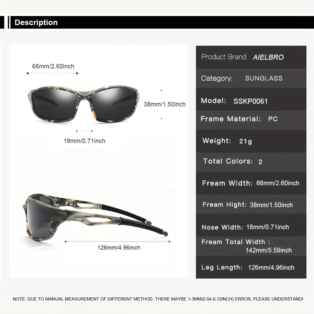 AIELBRO Photochromic Polarized Sports Sunglasses