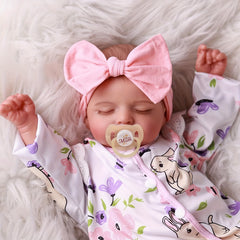 BABESIDE 20 Reborn Baby Doll with Fabric Body & Vinyl Limbs