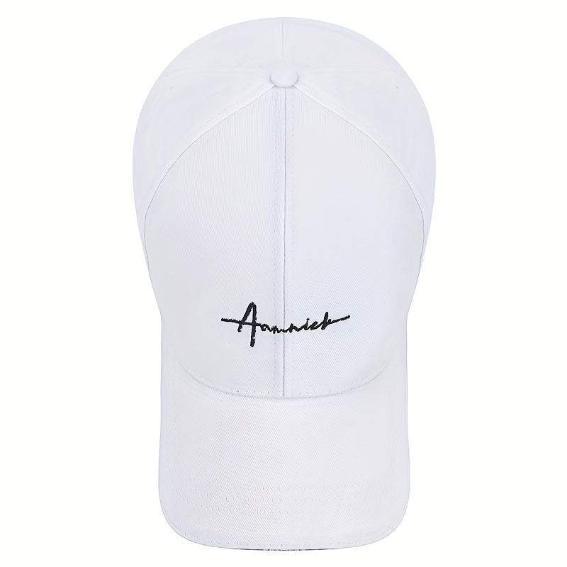 Spring Autumn Letter Baseball Cap - Youth Men Women Sunshade Peaked Hat
