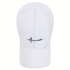 Spring Autumn Letter Baseball Cap - Youth Men Women Sunshade Peaked Hat