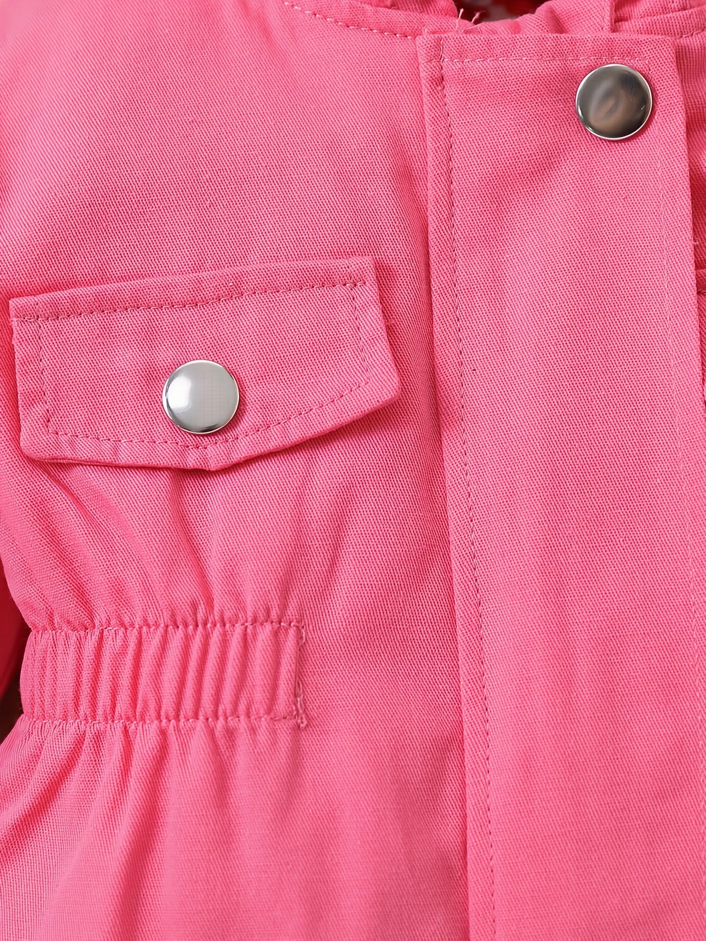 Girl's Patchwork Hooded Cotton Coat Baby's Top Child's Outwear