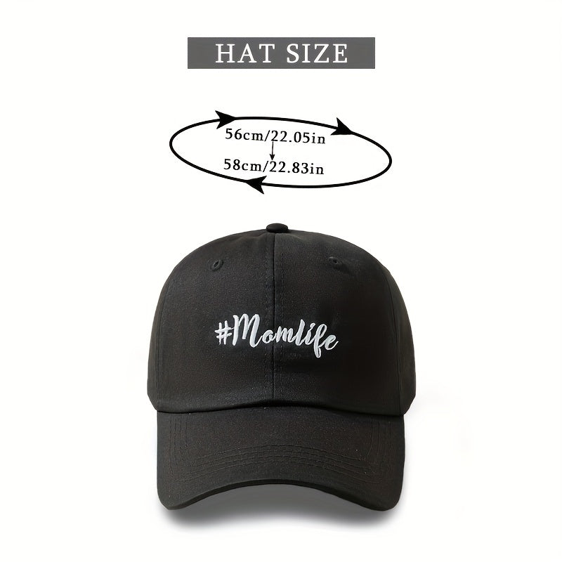 MOMLIFE Ponytail Baseball Cap Vintage Washed Distressed Twill Hat