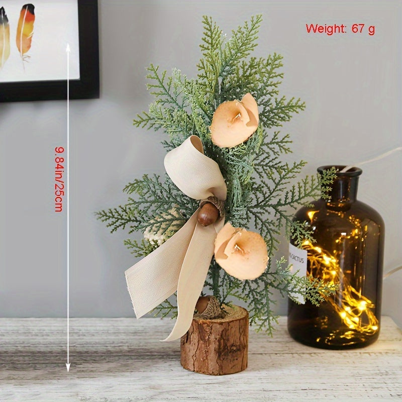 9 84inch Christmas Decorations For Desktop Display Window Mini Christmas Tree
