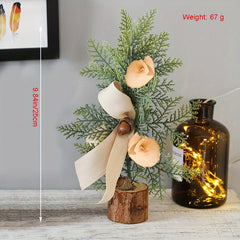 9 84inch Christmas Decorations For Desktop Display Window Mini Christmas Tree