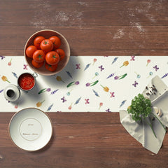 Lavender Tulip Table Runner for Home Party Decor