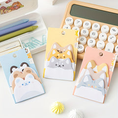 180 Sheets Cartoon Animal Sticky Notes for Home Office School Supplies