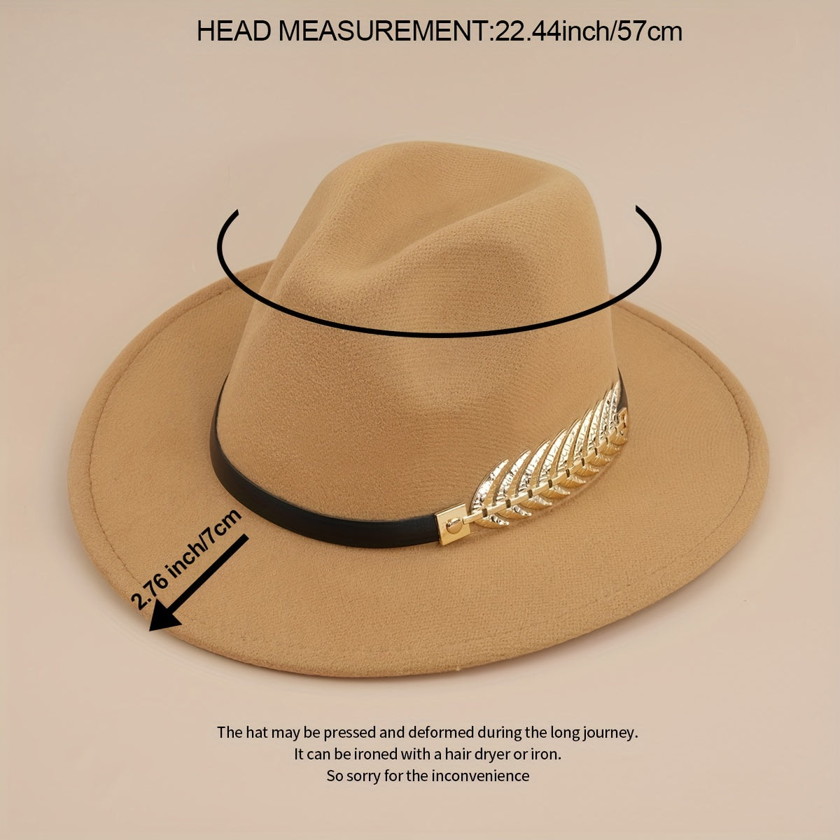 European American Woolen Top Hat Retro Big Brim All match Jazz Hat