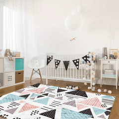 Modern Area Rug For Living Room Non Slip Floor Mat Soft Comfort Carpet