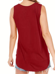 Sexy Tank Top Women Eagle Print Mesh Tank