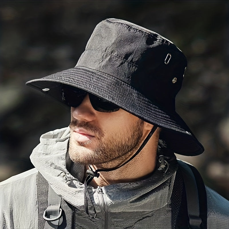 Summer Men's Sunshade Big Brim Sun Protection Hat