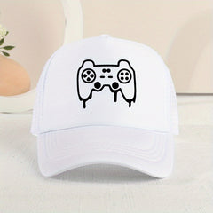 Casual Game Console Mesh Cap Sun Protection Hat for Kids