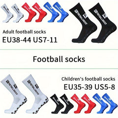 Non-slip Soccer Socks Breathable Sweat-absorbing Outdoor Sports Crew Socks