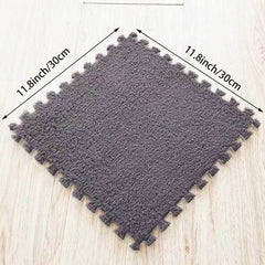 Soft Velvet Foam Floor Mat for Baby's Bedroom - Cozy & Safe