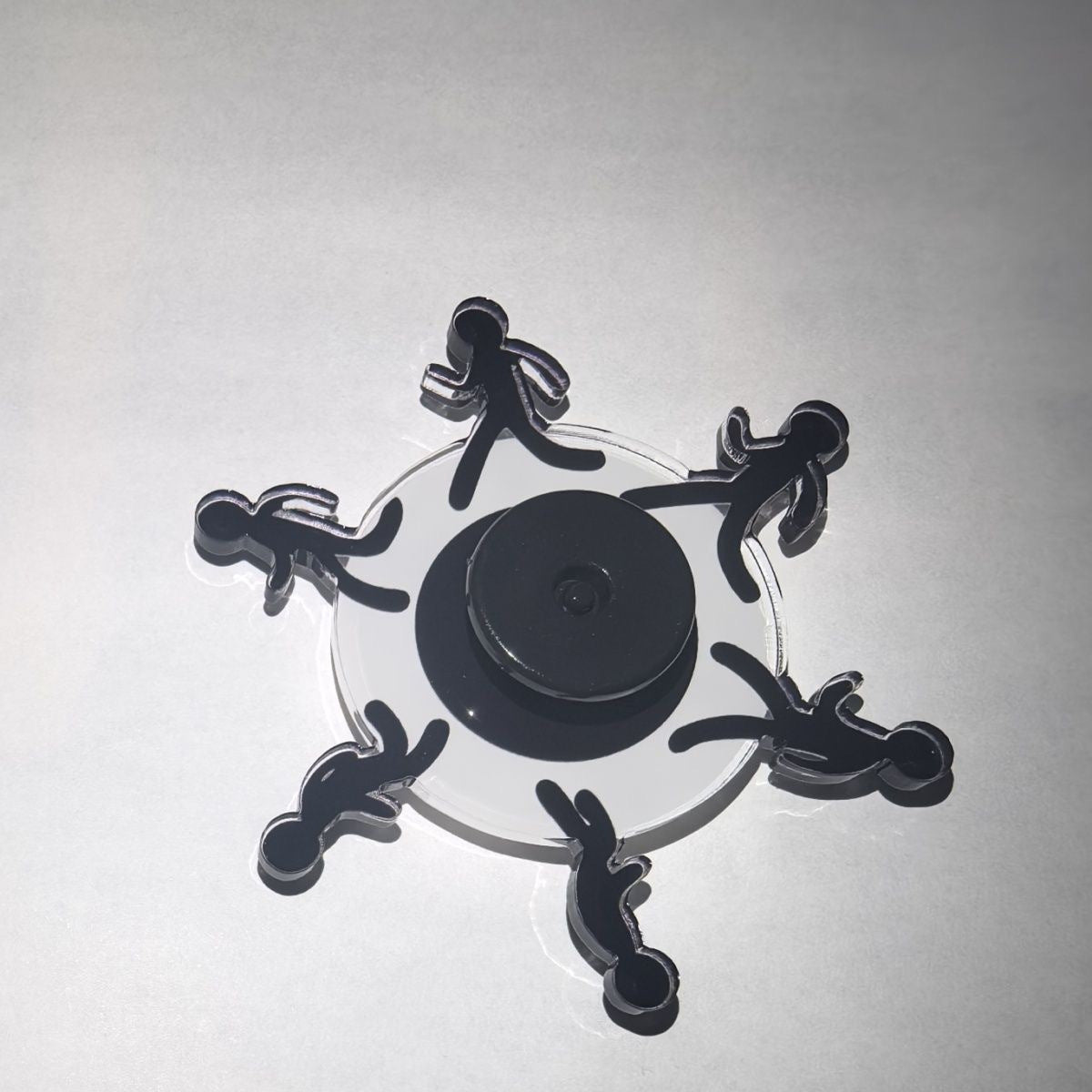 Acrylic Dynamic Fingertip Top Toy for Gamers & Stress Relief