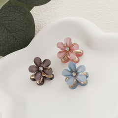5pcs Camellia Hair Clip Flowers Claw Clip Accessories for Girls