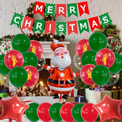 1pc Christmas Foil Balloon Santa Claus Party Balloons Home Decor