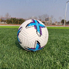 Classic No 5 Faux Leather Soccer Ball High Elastic Soccer Ball