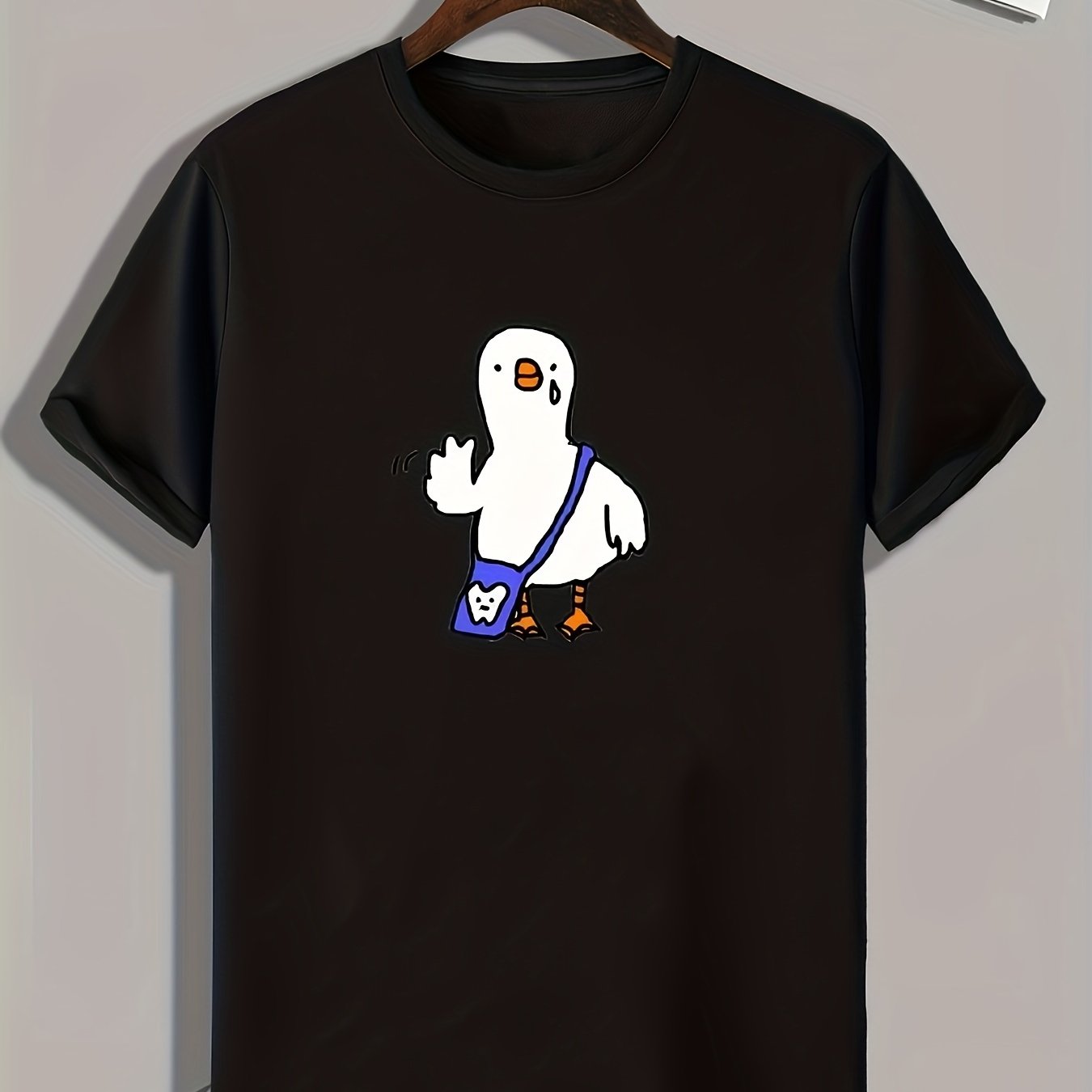 Goose Print Men's Graphic T shirt Casual Comfy Tees For Summer Mens Clothing