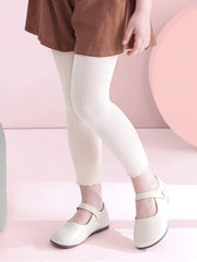 Girls Cotton Leggings Cropped Pants for Spring and Fall