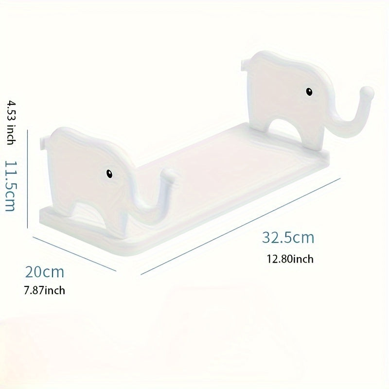 Elephant Storage Rack Wall Hanging Storage Shelf