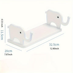 Elephant Storage Rack Wall Hanging Storage Shelf