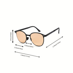 Folding Sunglasses Scratch Resistant Lens Collapsible Frame