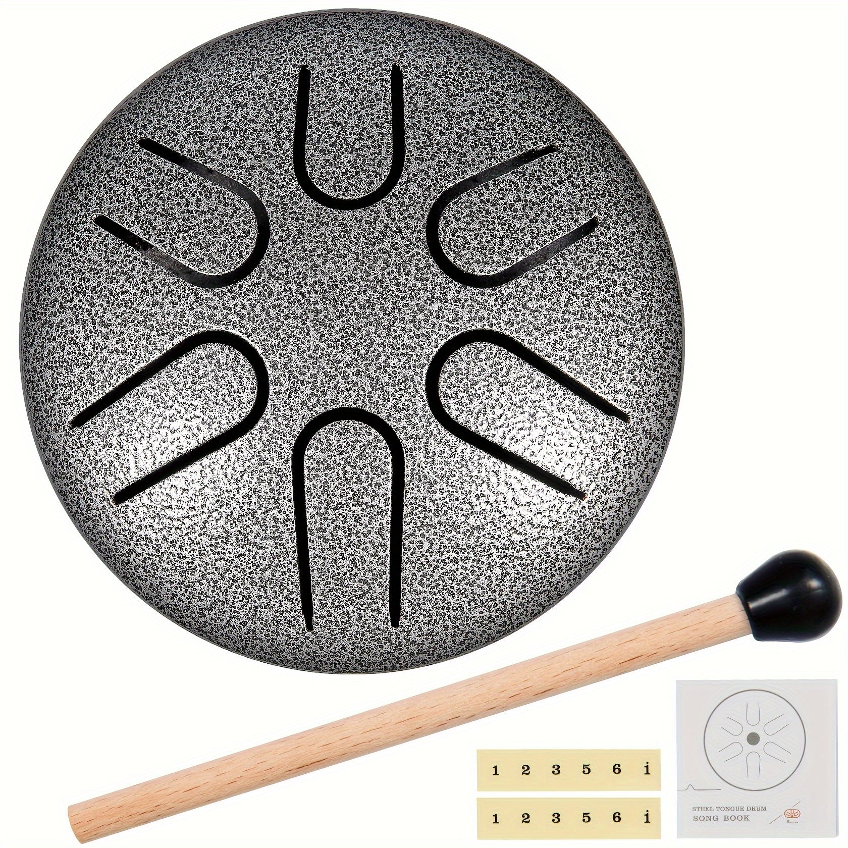 3" 6-Note Mini Steel Tongue Drum Handpan Drum