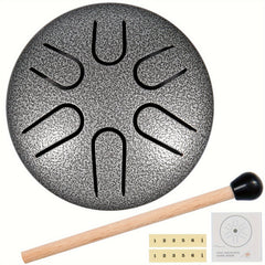 3" 6-Note Mini Steel Tongue Drum Handpan Drum