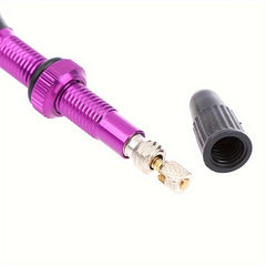 1Pc MTB Vacuum Valve Aluminum Tubeless French Valve