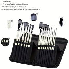 15pcs Paint Brushes Acrylic Watercolor Gouache Christmas Halloween