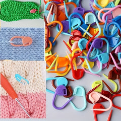 50pcs Plastic Safety Buckle for Wool Knitting Crochet Tool