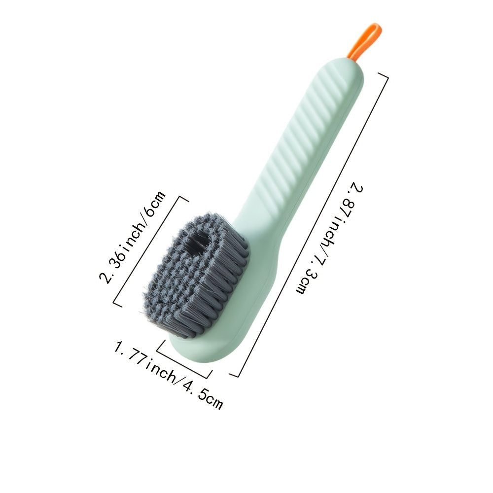 2pcs Green Wool Shoe Brush with Detergent - Household Cleaning Clothes