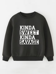 Baby Boys Letter Graphic Pullover Sweatshirt Top