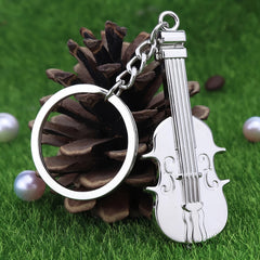 Classic Violin Keychain Musical Instrument Model Pendant Bag Decoration Gift
